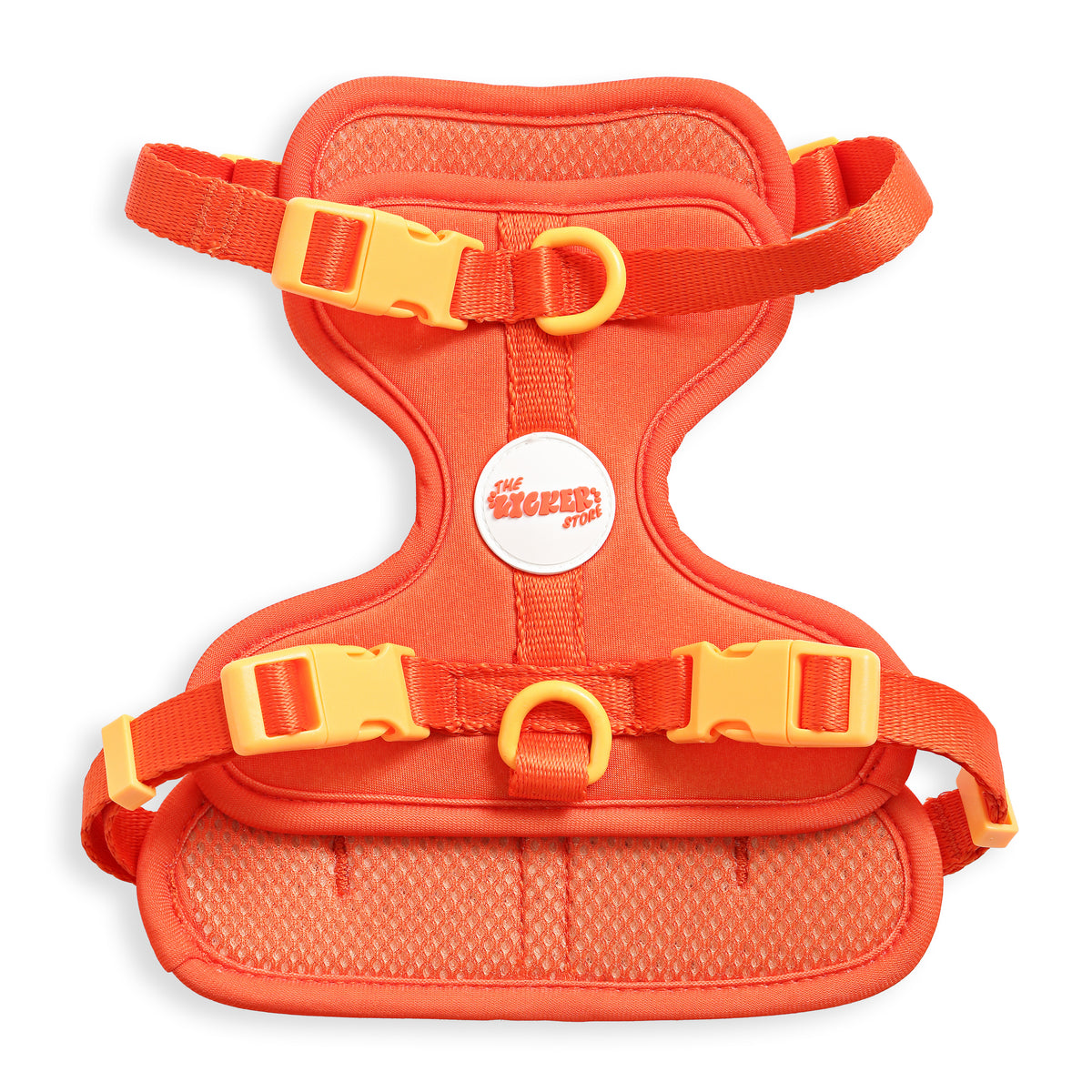 Khushal Adjustable Soft Padded No Pull Pet Harness with 3 Buckles and 3 Leash Clips
