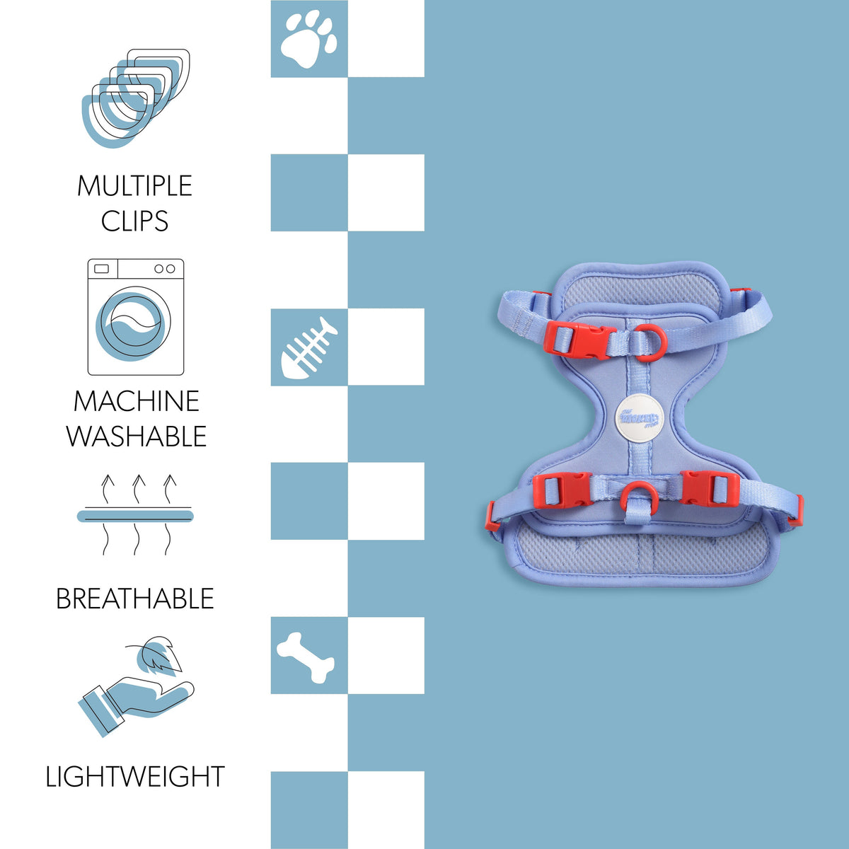 Arlo Adjustable No Pull Pet Harness