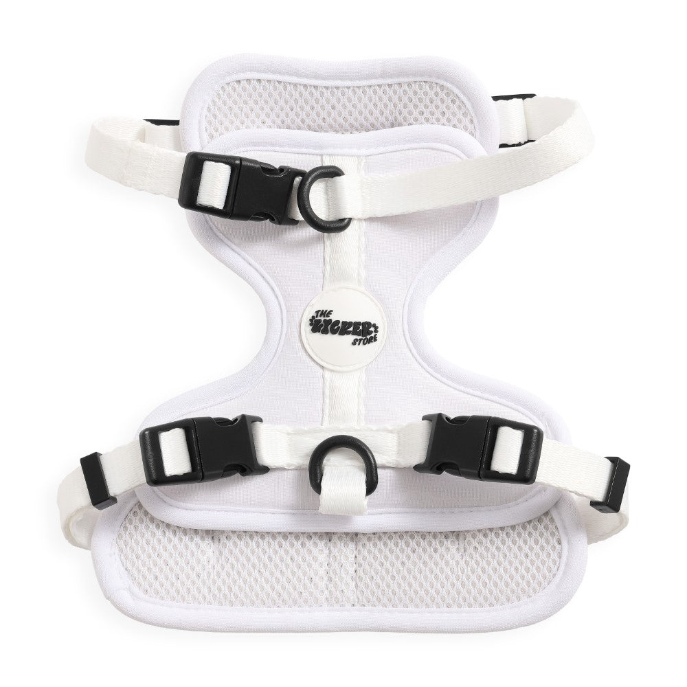 Arlo Adjustable No Pull Pet Harness White Small