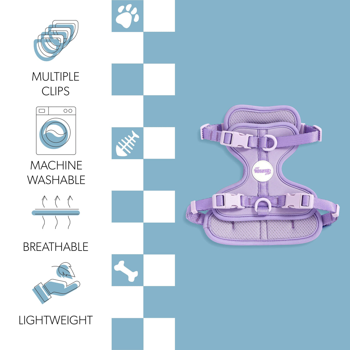 Arlo Adjustable No Pull Pet Harness