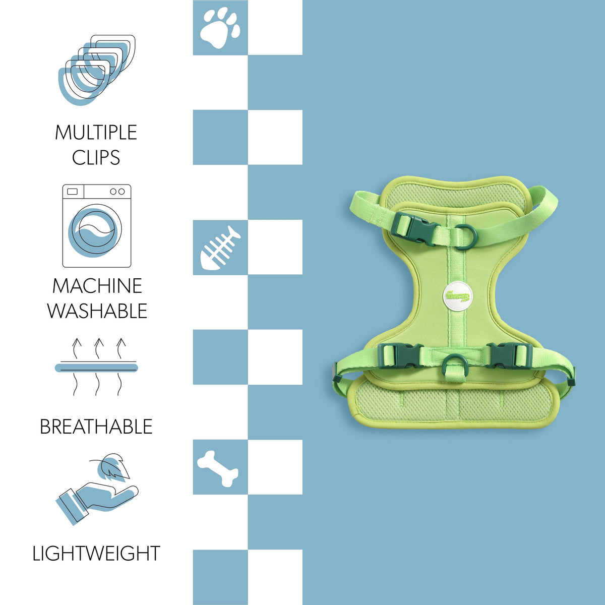 Arlo Adjustable No Pull Pet Harness