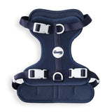 Khushal Adjustable Soft Padded No Pull Pet Harness with 3 Buckles and 3 Leash Clips