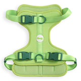 Khushal Adjustable Soft Padded No Pull Pet Harness with 3 Buckles and 3 Leash Clips