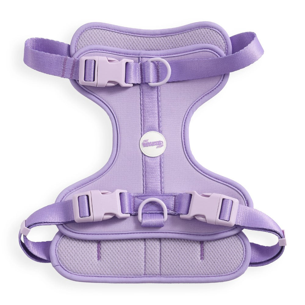 Khushal Adjustable Soft Padded No Pull Pet Harness with 3 Buckles and 3 Leash Clips