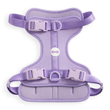 Khushal Adjustable Soft Padded No Pull Pet Harness with 3 Buckles and 3 Leash Clips