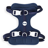 Khushal Adjustable Soft Padded No Pull Pet Harness with 3 Buckles and 3 Leash Clips