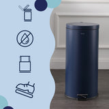 Leo 8-Gallon Step-Open Trash Can with FREE Mini Trash Can