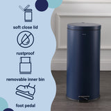 Leo 8-Gallon Step-Open Trash Can with FREE Mini Trash Can