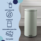 Leo 8-Gallon Step-Open Trash Can with FREE Mini Trash Can