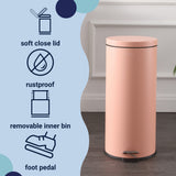 Leo 8-Gallon Step-Open Trash Can with FREE Mini Trash Can
