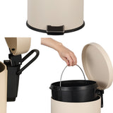 Leo 8-Gallon Step-Open Trash Can with FREE Mini Trash Can