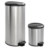 Molly Round 8-Gallon Step-Open Trash Can with FREE Mini Trash Can