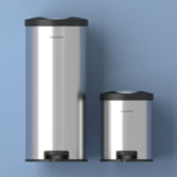 Molly Round 8-Gallon Step-Open Trash Can with FREE Mini Trash Can