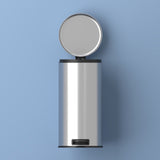 Nathan Round 8-Gallon Step-Open Trash Can with FREE Mini Trash Can