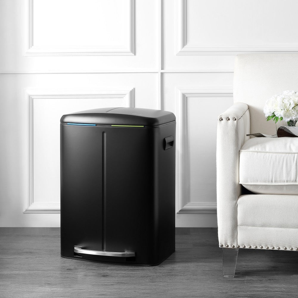 Marco 40 Liter/10.5 Gallon Double-Bucket Trash Can