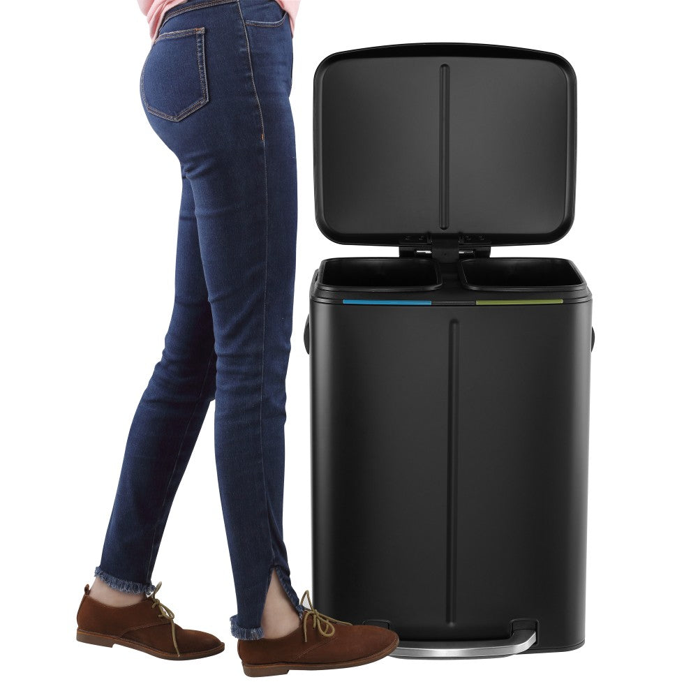 Marco 40 Liter/10.5 Gallon Double-Bucket Trash Can
