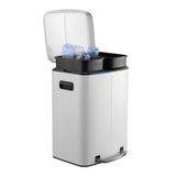Marco 40 Liter/10.5 Gallon Double-Bucket Trash Can