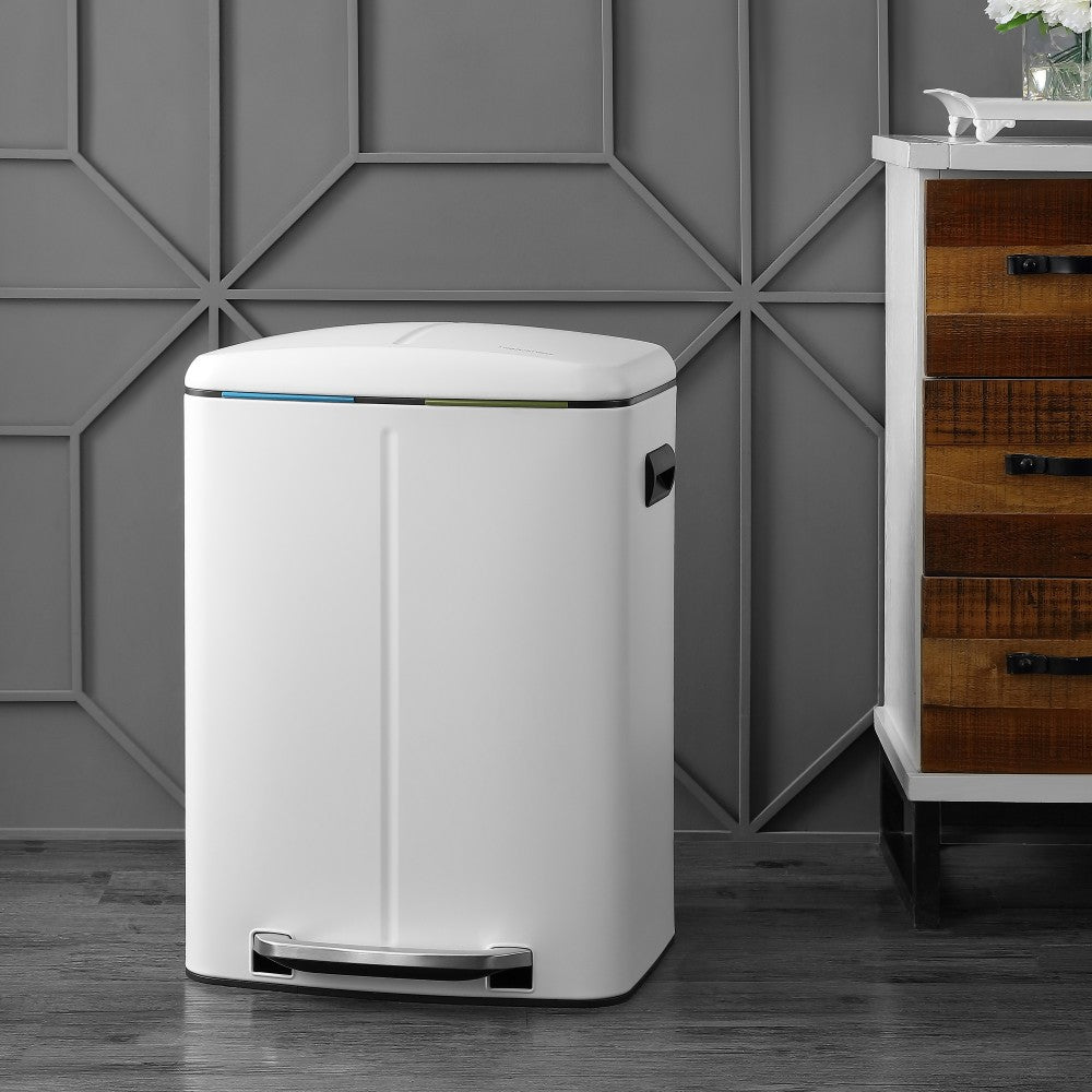 Marco 40 Liter/10.5 Gallon Double-Bucket Trash Can