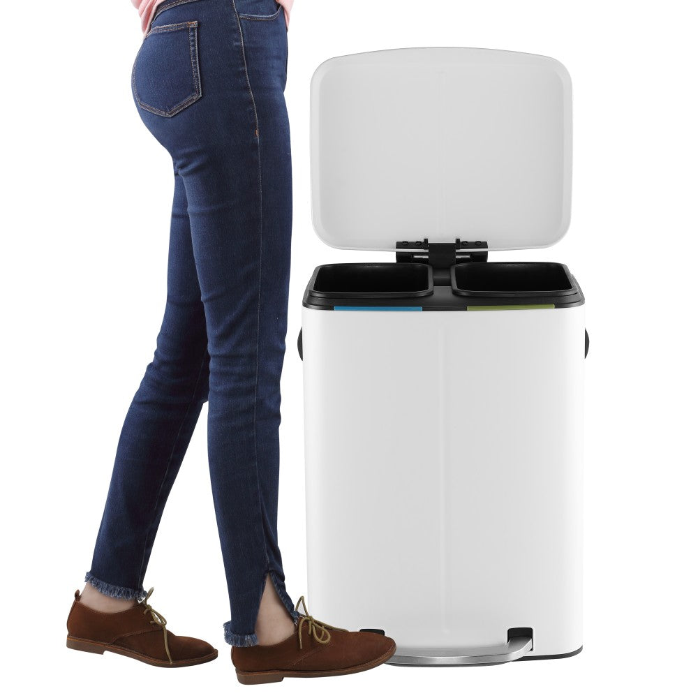 Marco 40 Liter/10.5 Gallon Double-Bucket Trash Can