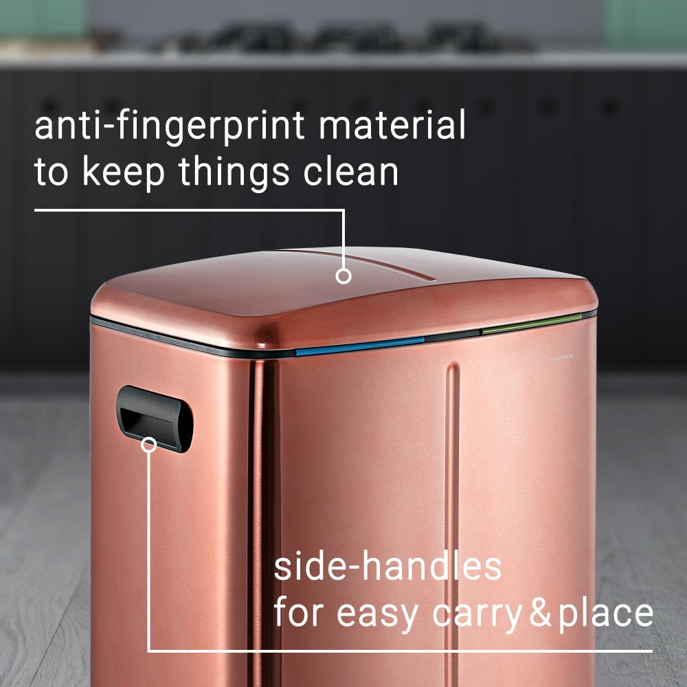 Marco 40 Liter/10.5 Gallon Double-Bucket Trash Can