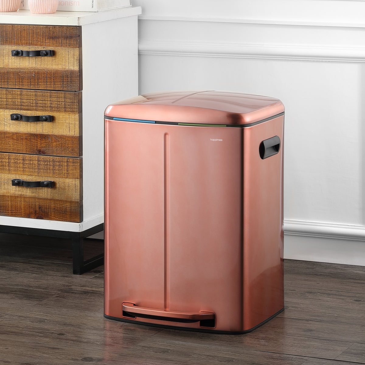Marco 40 Liter/10.5 Gallon Double-Bucket Trash Can