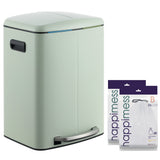 Marco 40 Liter/10.5 Gallon Double-Bucket Trash Can