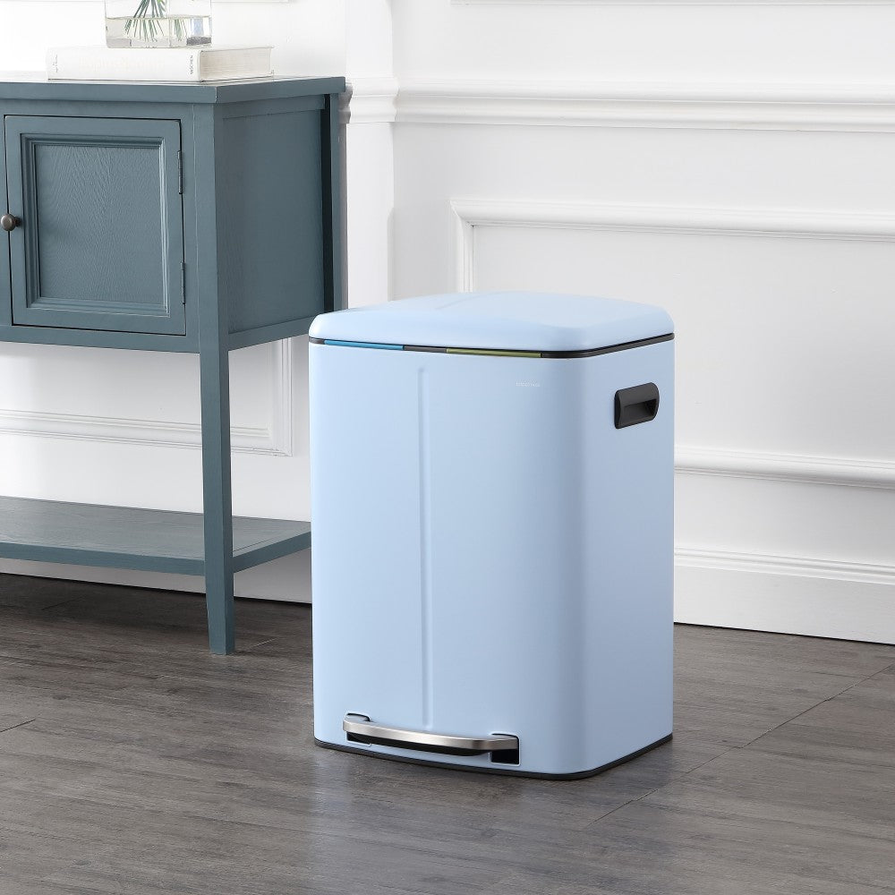 Marco 40 Liter/10.5 Gallon Double-Bucket Trash Can