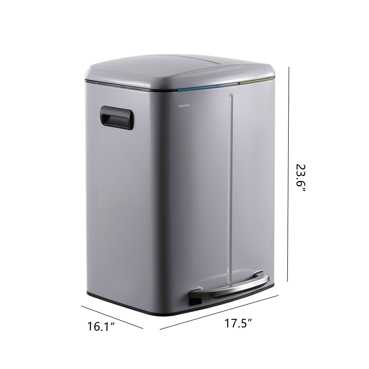 Marco 40 Liter/10.5 Gallon Double-Bucket Trash Can