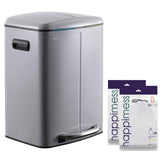 Marco 40 Liter/10.5 Gallon Double-Bucket Trash Can