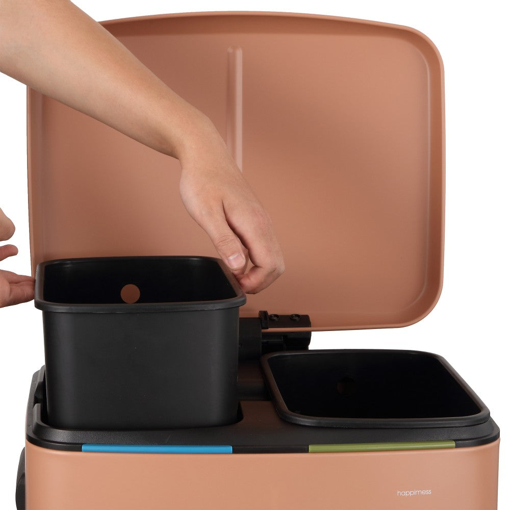 Marco 40 Liter/10.5 Gallon Double-Bucket Trash Can