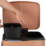 Marco 40 Liter/10.5 Gallon Double-Bucket Trash Can