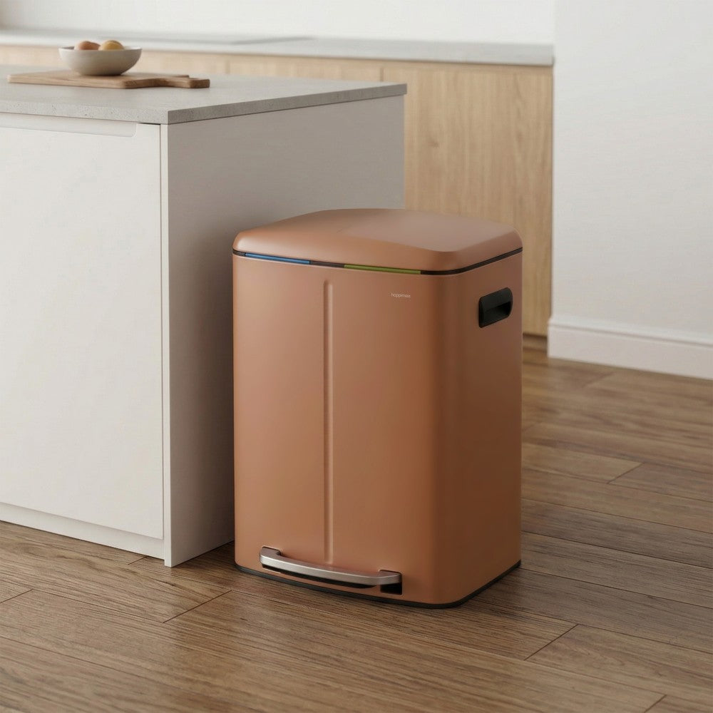 Marco 40 Liter/10.5 Gallon Double-Bucket Trash Can