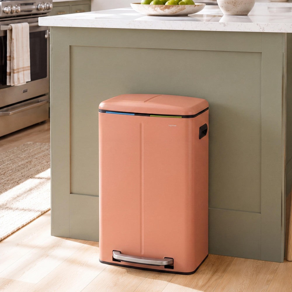 Marco 40 Liter/10.5 Gallon Double-Bucket Trash Can