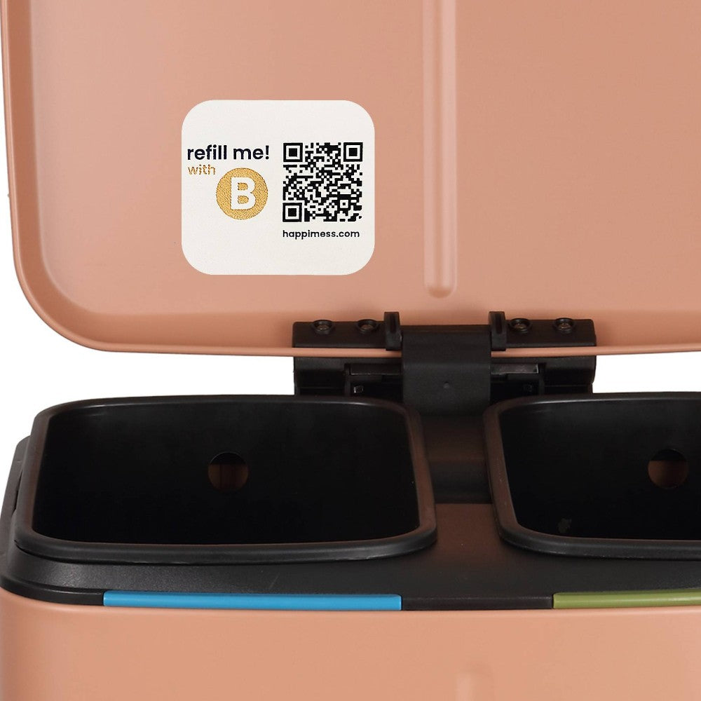 Marco 40 Liter/10.5 Gallon Double-Bucket Trash Can