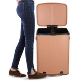 Marco 40 Liter/10.5 Gallon Double-Bucket Trash Can