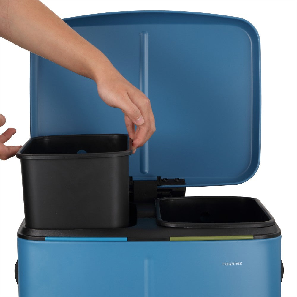 Marco 40 Liter/10.5 Gallon Double-Bucket Trash Can
