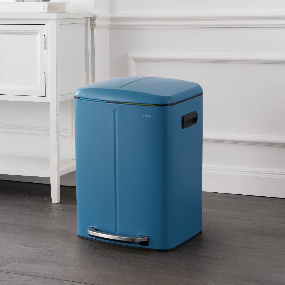 Marco 40 Liter/10.5 Gallon Double-Bucket Trash Can