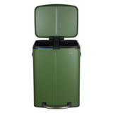 Marco 40 Liter/10.5 Gallon Double-Bucket Trash Can