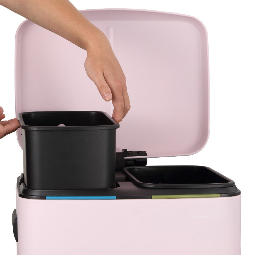 Marco 40 Liter/10.5 Gallon Double-Bucket Trash Can