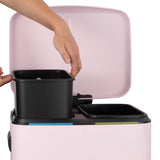Marco 40 Liter/10.5 Gallon Double-Bucket Trash Can