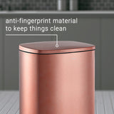 Connor Rectangular 13-Gallon Trash Can with Soft-Close Lid and FREE Mini Trash Can
