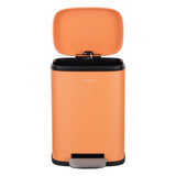 Connor Rectangular 13-Gallon Trash Can with Soft-Close Lid and FREE Mini Trash Can