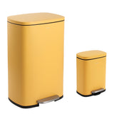 Connor Rectangular 13-Gallon Trash Can with Soft-Close Lid and FREE Mini Trash Can