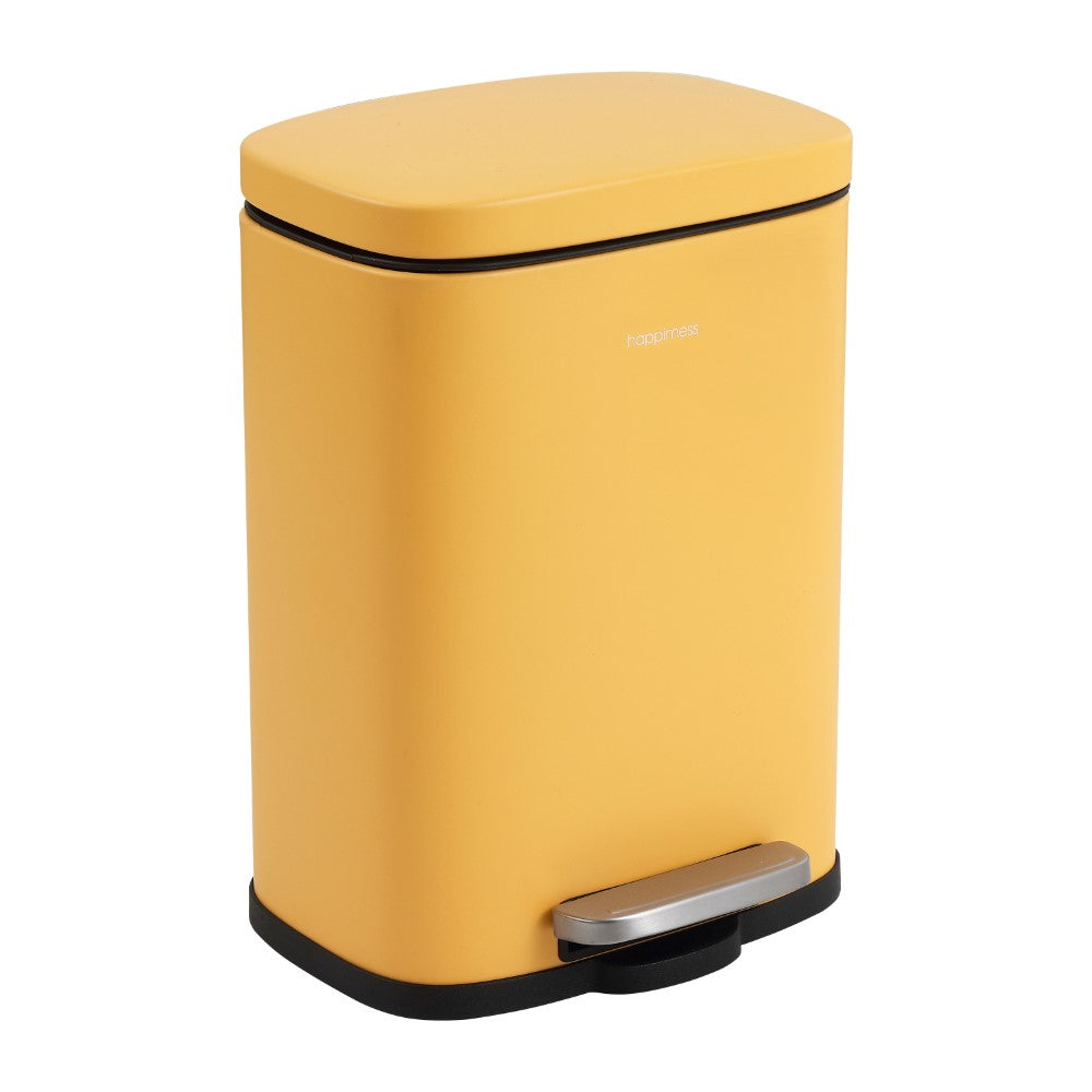 Connor Rectangular 13-Gallon Trash Can with Soft-Close Lid and FREE Mini Trash Can