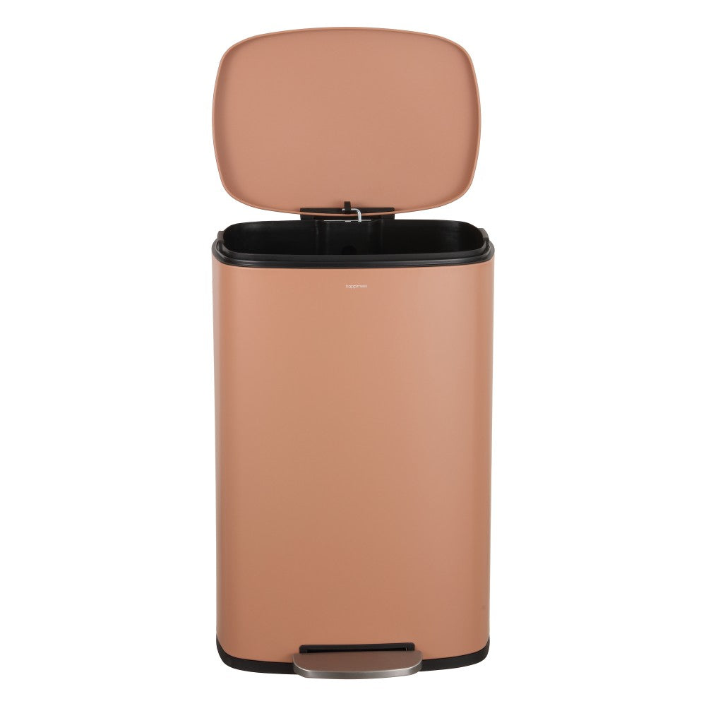 Connor Rectangular 13-Gallon Trash Can with Soft-Close Lid and FREE Mini Trash Can