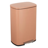 Connor Rectangular 13-Gallon Trash Can with Soft-Close Lid and FREE Mini Trash Can