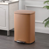 Connor Rectangular 13-Gallon Trash Can with Soft-Close Lid and FREE Mini Trash Can