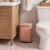 Connor Rectangular 13-Gallon Trash Can with Soft-Close Lid and FREE Mini Trash Can