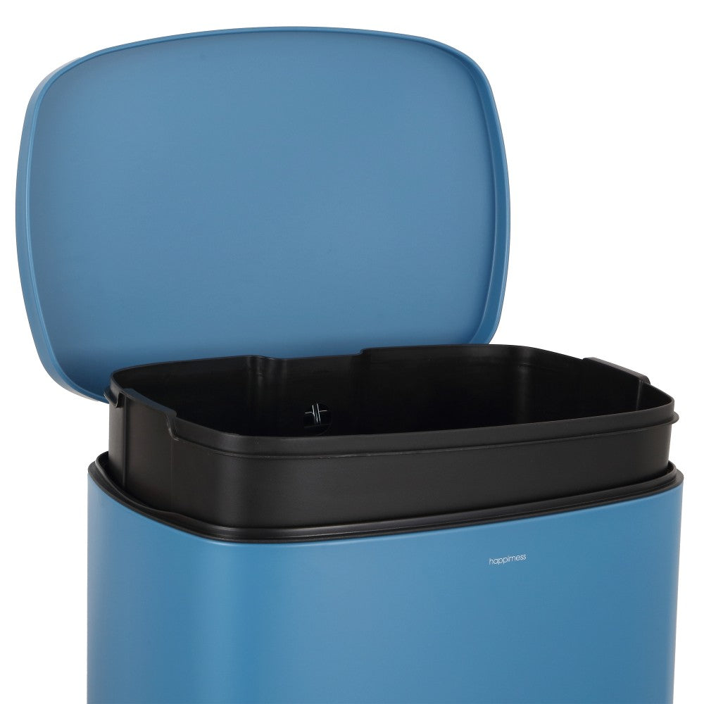 Connor Rectangular 13-Gallon Trash Can with Soft-Close Lid and FREE Mini Trash Can