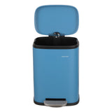 Connor Rectangular 13-Gallon Trash Can with Soft-Close Lid and FREE Mini Trash Can